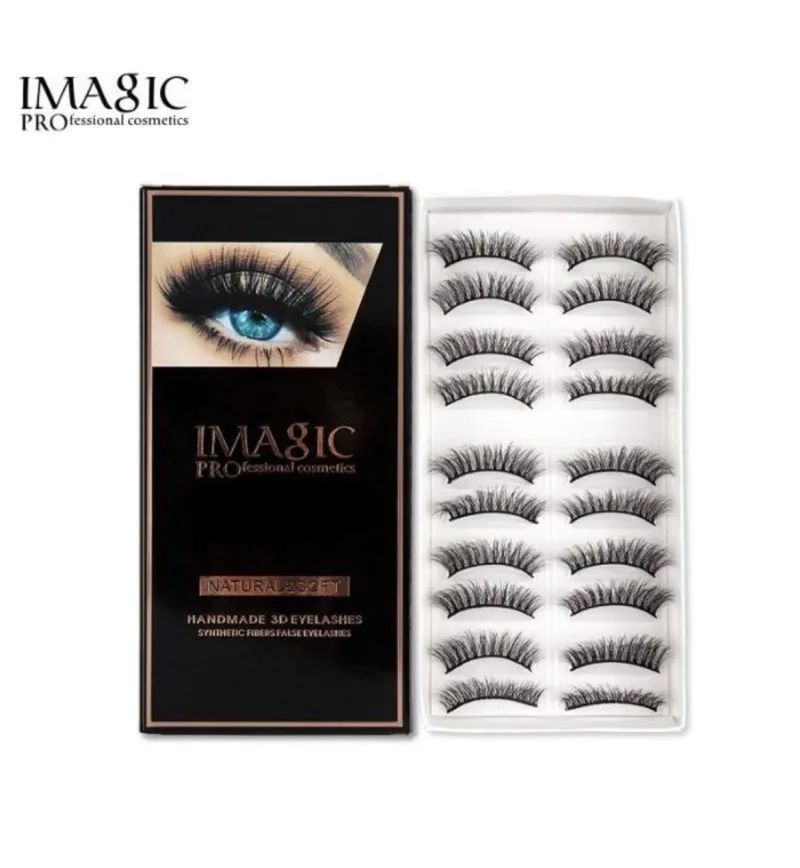 Imagic Hand made 10 pairs 3D Eyelashes L10 - Image 2