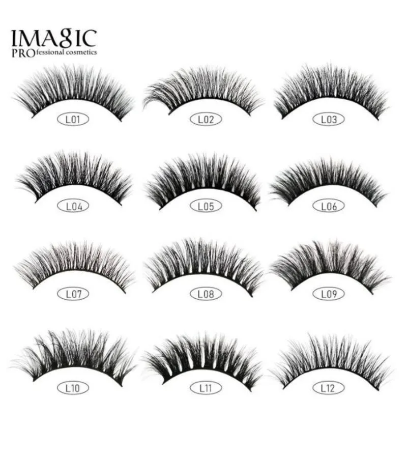 Imagic Hand made 10 pairs 3D Eyelashes L10 - Image 4