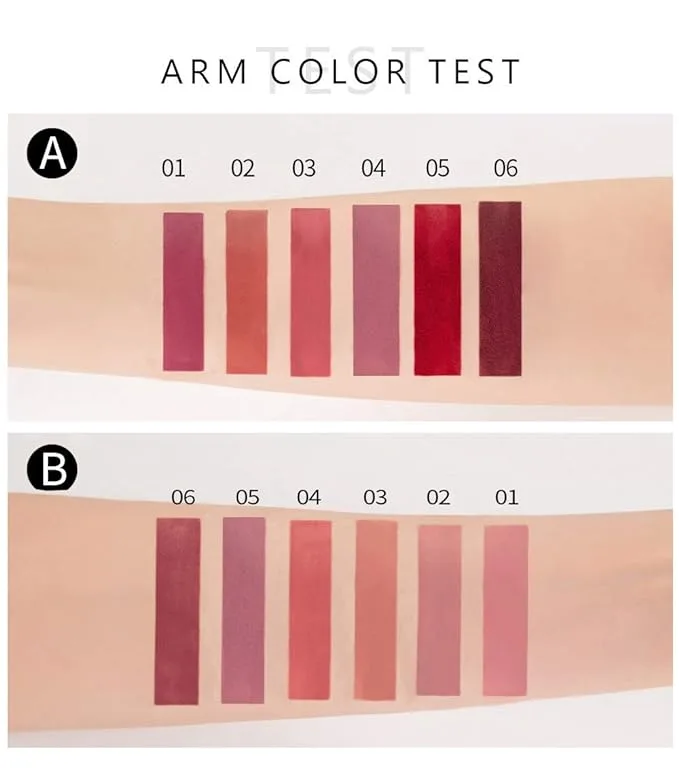 Handaiyan Matte Liquid Lipstick -6Pcs set (A) - Image 4
