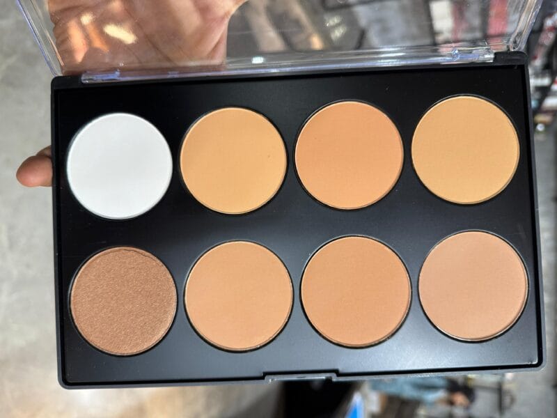 Gulflower Cosmetics Color Correct Powder Contour 8 Color palette