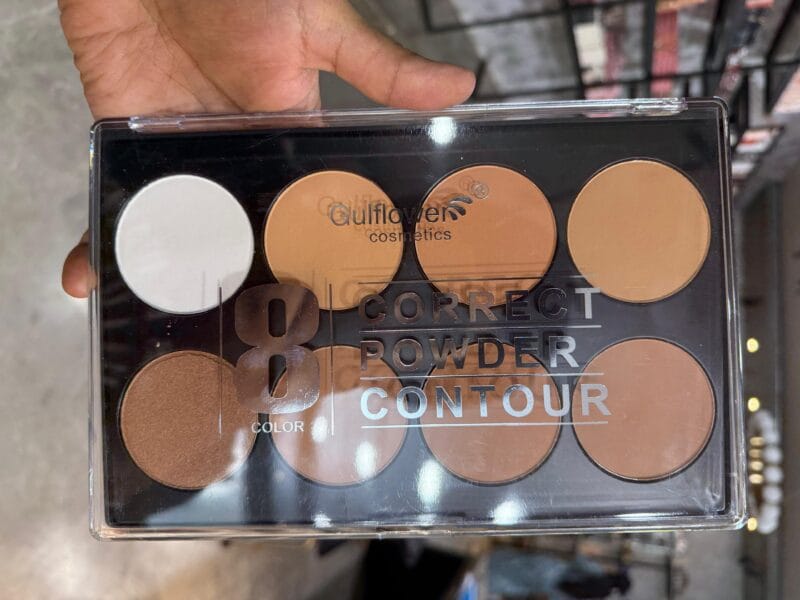 Gulflower Cosmetics Color Correct Powder Contour 8 Color palette - Image 2