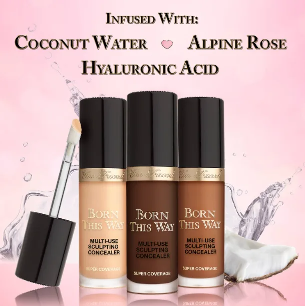 Too Faced Born This Way Super Coverage Multi Use Sculpting Concealer - Image 6