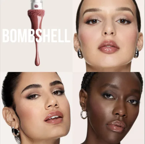 Huda Beauty FAUX FILLER Extra Shine Lip Gloss (Dupe) - Image 4