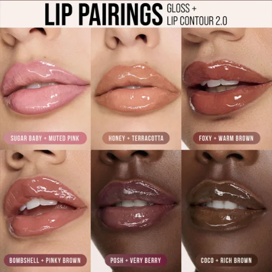 Huda Beauty FAUX FILLER Extra Shine Lip Gloss (Dupe) - Image 8