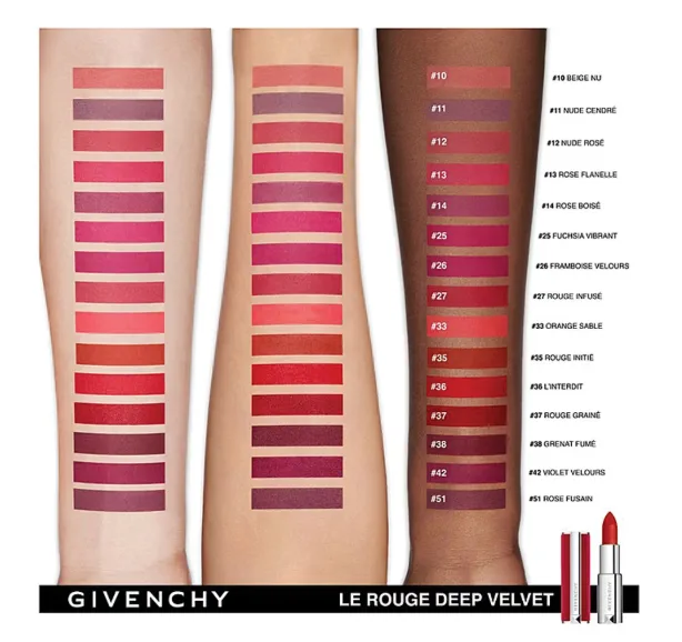Givenchy Le Rouge Deep Velvet Lipstick - Image 5