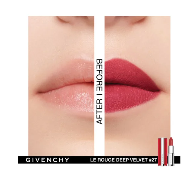 Givenchy Le Rouge Deep Velvet Lipstick - Image 4