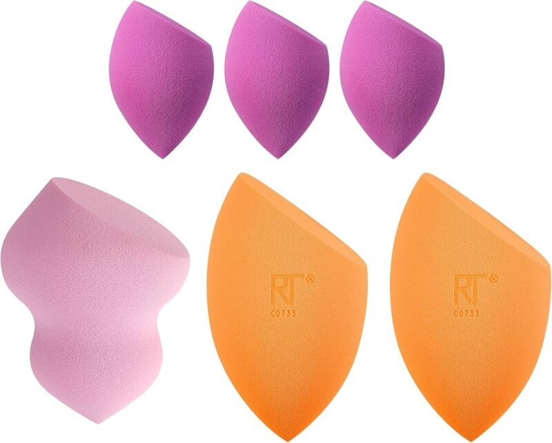 Real Techniques 6 miracle sponge for Foundation+blush+contour+highlighter - Image 4