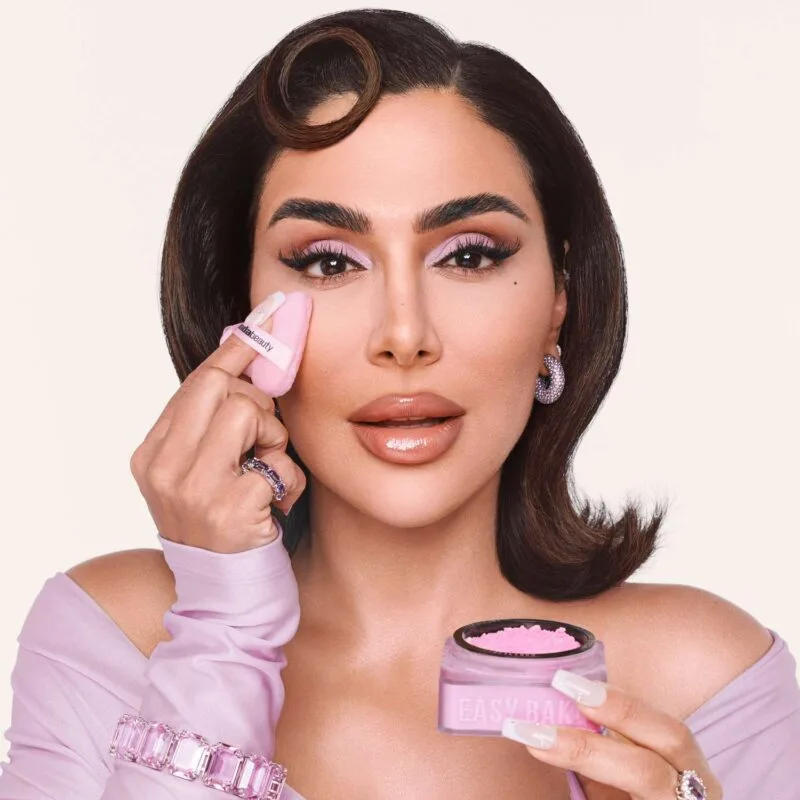Huda Beauty Easy Bake Loose Powder-UBE Birthday Cake - Image 3