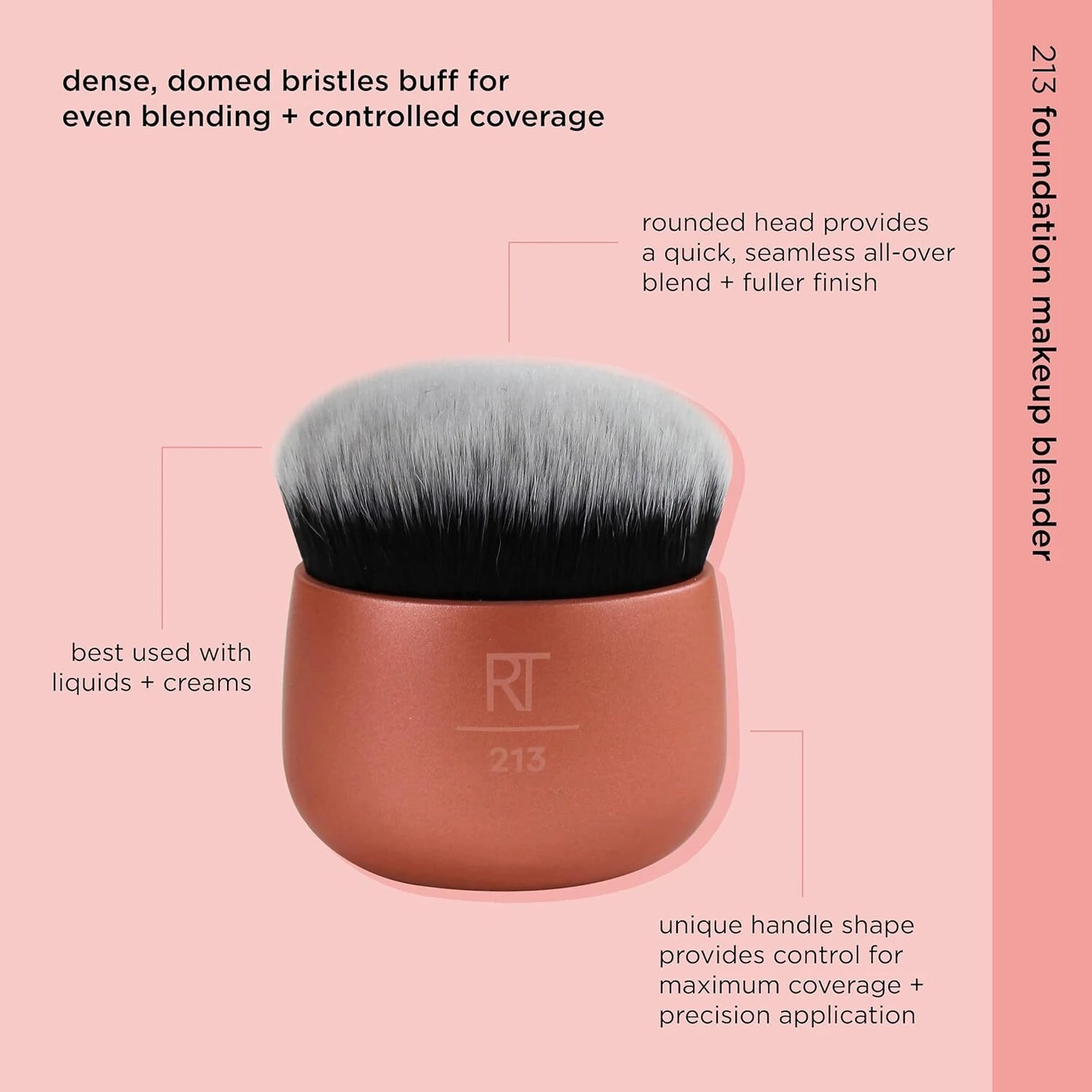 Real Techniques Foundation Blender For Liquid Makeup Brush - Image 2