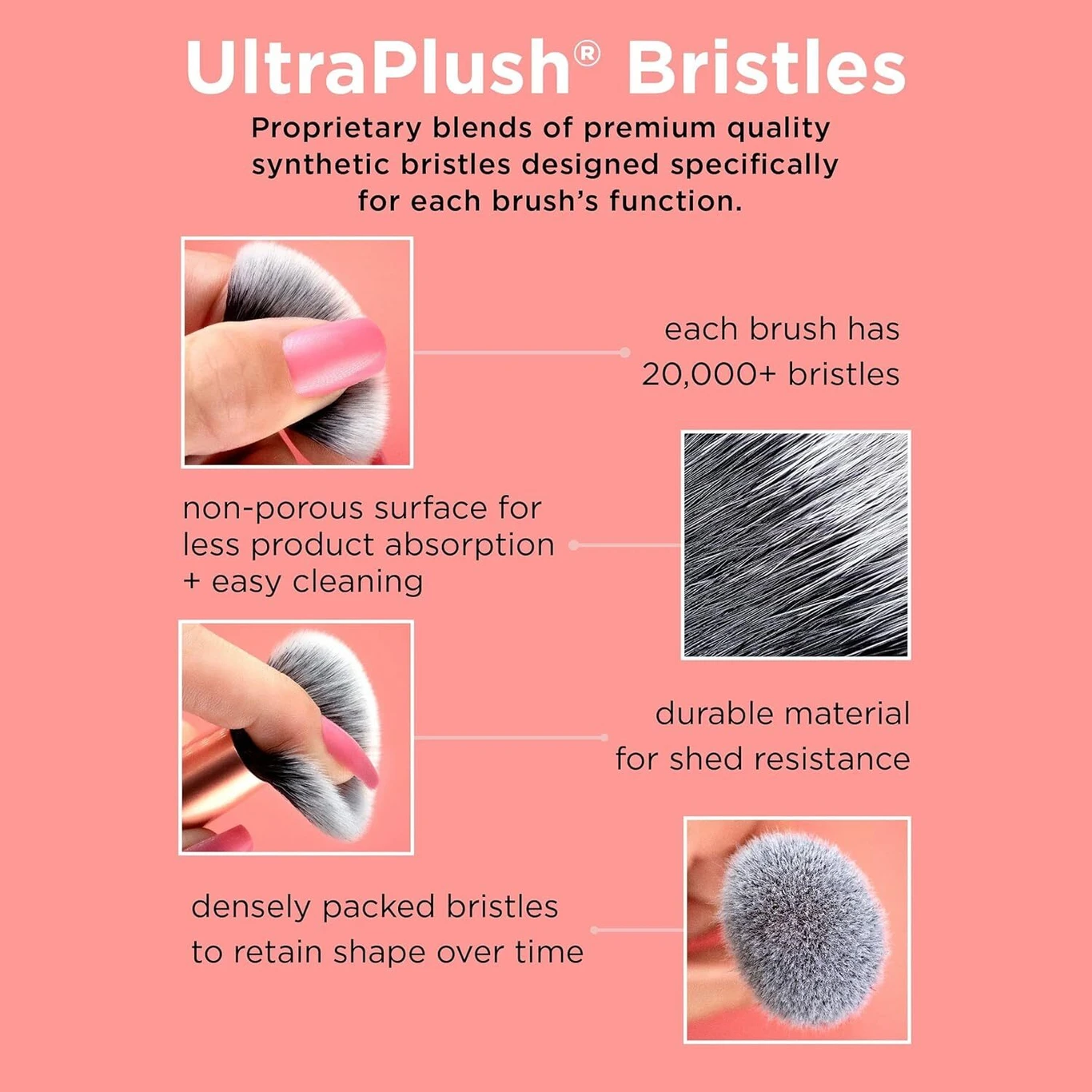 Real Techniques Foundation Blender For Liquid Makeup Brush - Image 4