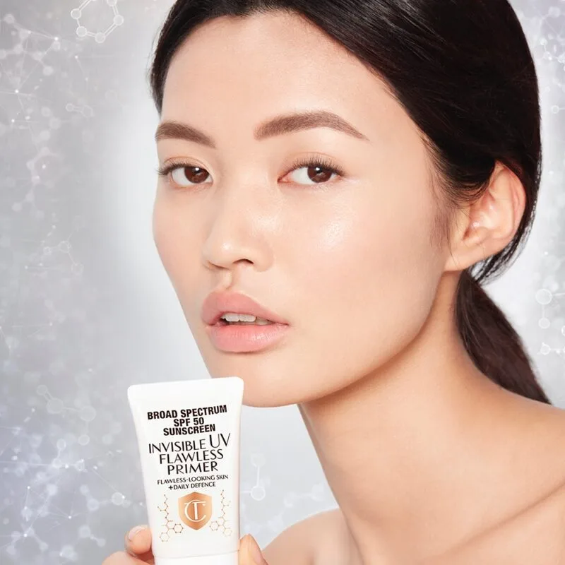 Charlotte Tilbury SPF 50 PA++++ Invisible UV Flawless Poreless Primer (Net Wt. 30ml) - Image 4