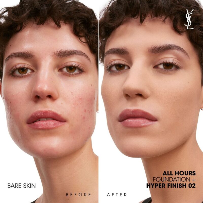 YSl All hour Hyper Finish Multi-Use Matte Powder-02 (Net Wt.7.5g) - Image 3