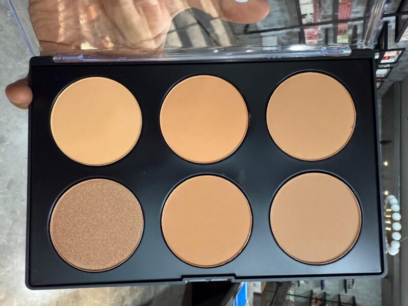 Gulflower Cosmetics Color Correct Powder Contour 6 Color Palette
