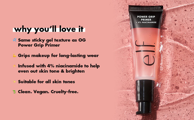 ELF Power Grip Primer+4% Niacinamide (Net Wt.24ml) - Image 6