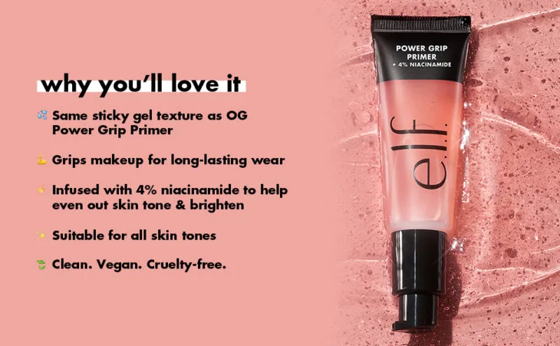 ELF Power Grip Primer+4% Niacinamide (Net Wt.24ml) - Image 6