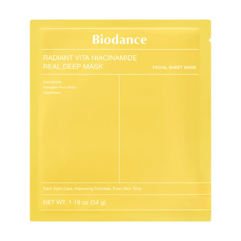 BIODANCE Radiant Vita Niacinamide real Deep Mask