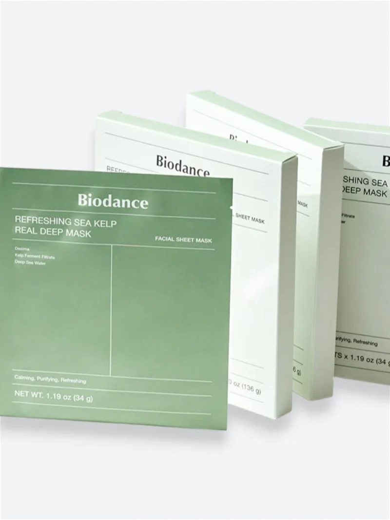 BIODANCE Refreshing Sea Kelp Real Deep Mask (Pack of Four)