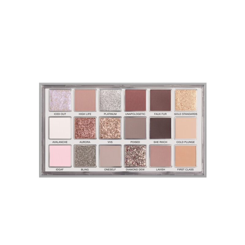 Huda Beauty Icy Nude Eyeshadow Palette (Net Wt.16.1g) Authentic - Image 4