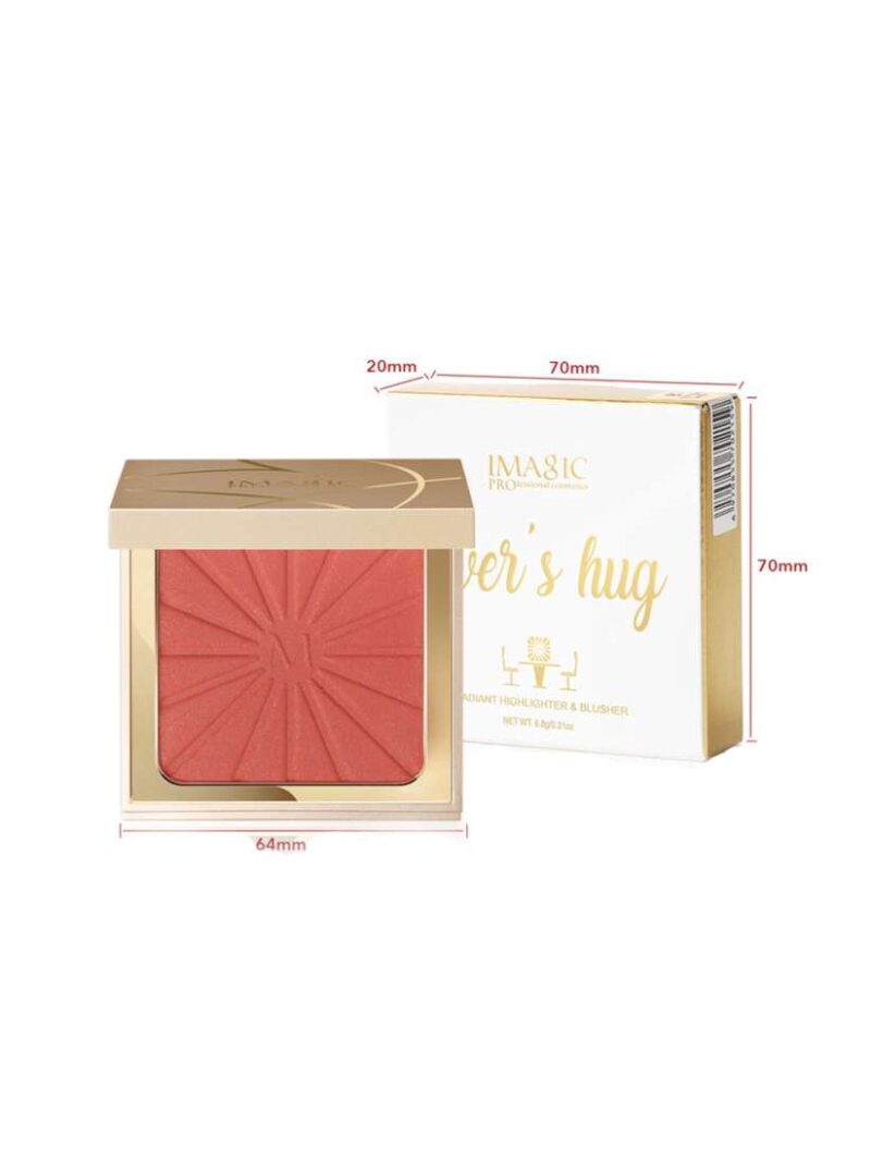 Imagic Lover's hug Radiant highlighter & Blush 8.8gm (B5 Rust Hue) - Image 4