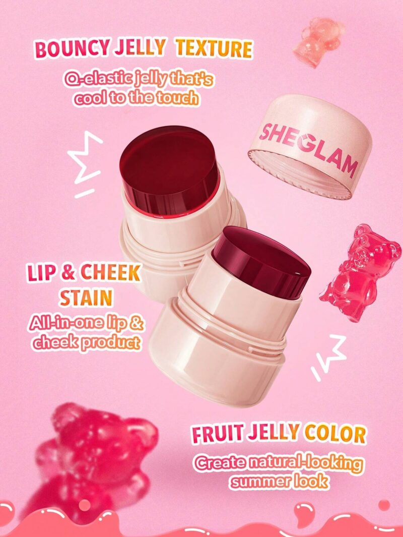 Sheglam jelly-Licious Hydrating Lip & Blush Tint (Net Wt.10g) - Image 3