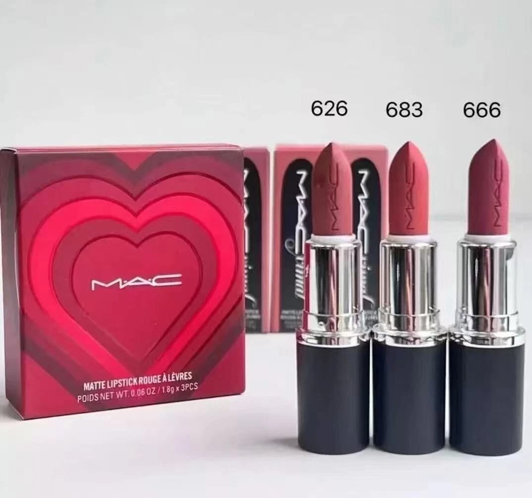 Mac Matte trio Lipstick Pack