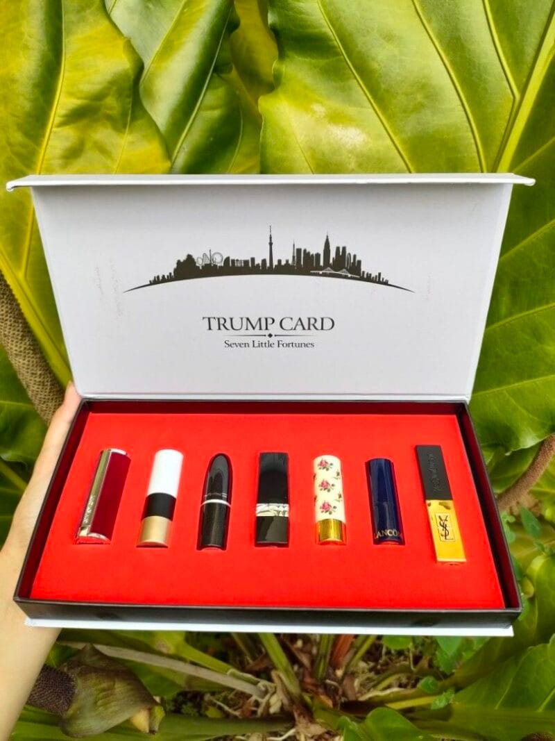 Trump Card Seven Little Fortunes Sample Duty Free Mini Lipstick Set ( Limited Edition )