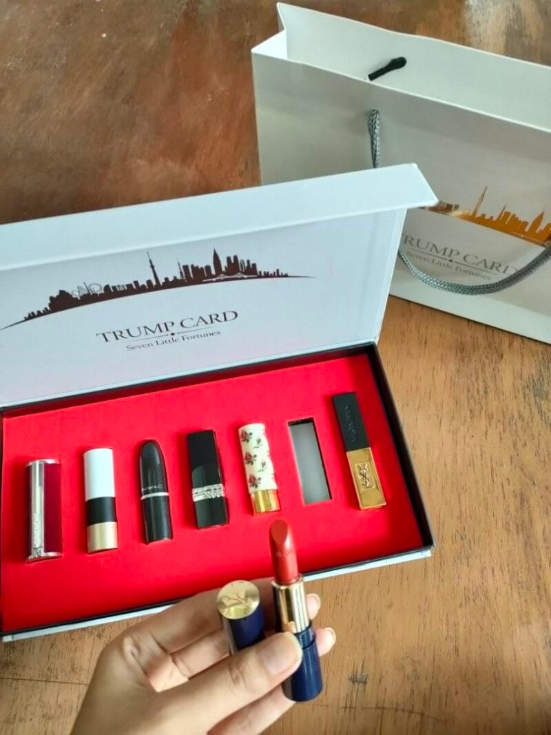 Trump Card Seven Little Fortunes Sample Duty Free Mini Lipstick Set ( Limited Edition ) - Image 7
