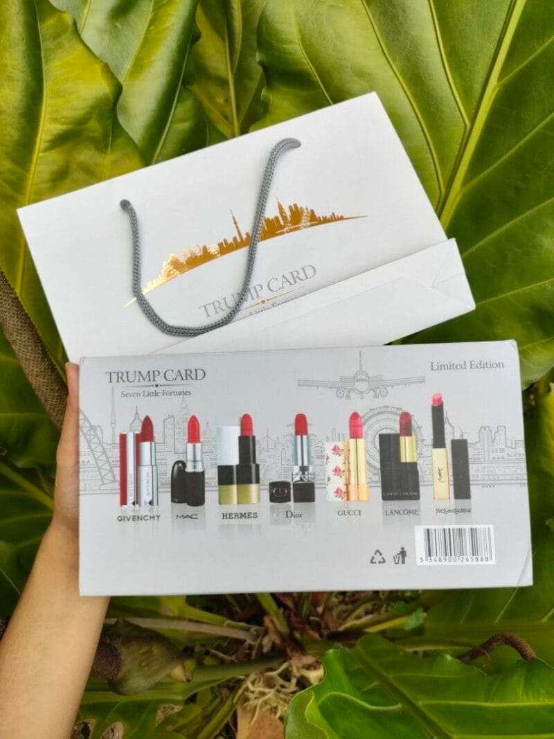 Trump Card Seven Little Fortunes Sample Duty Free Mini Lipstick Set ( Limited Edition ) - Image 2