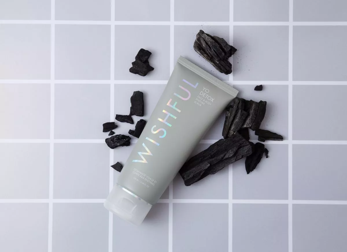 Wishfull yo detox face & body enzyme scrub 100ml