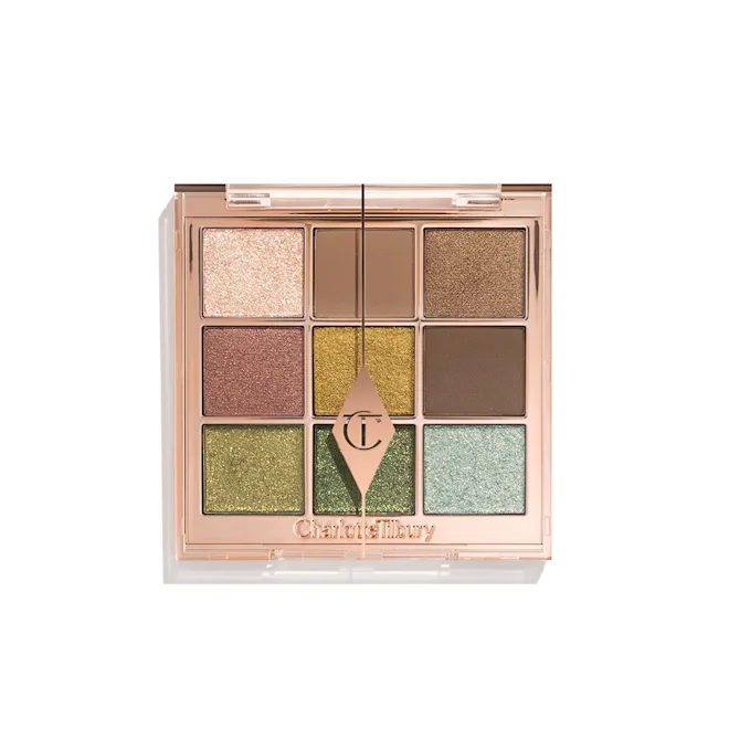 Charlotte Tilbury palette of beautifying eye trends emerald effect