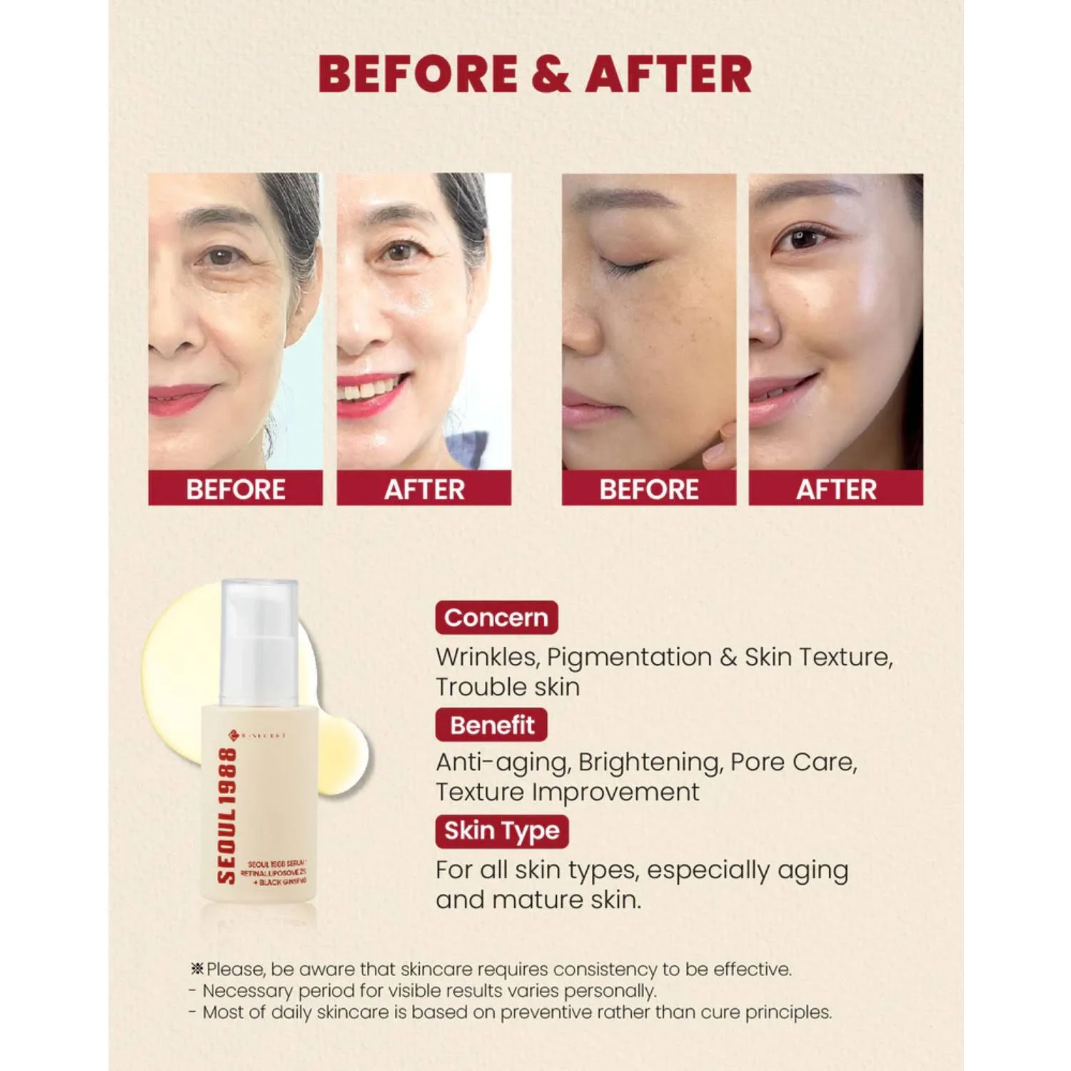 ksecret - seoul 1988 serum : retinal liposome 2% + black ginseng 30ml - Image 2