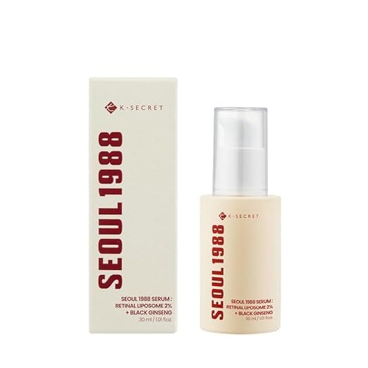 ksecret - seoul 1988 serum : retinal liposome 2% + black ginseng 30ml