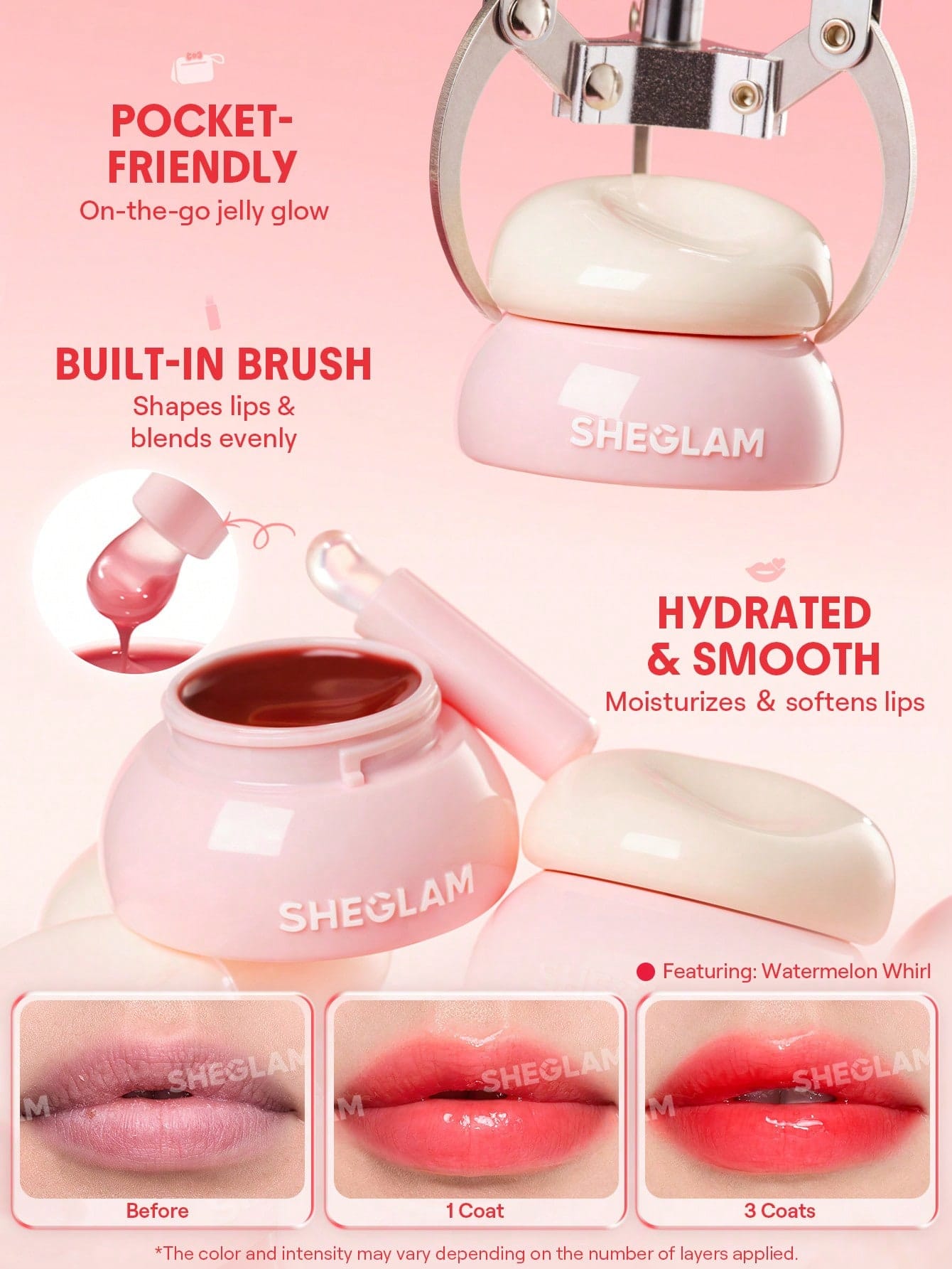 Sheglam Hydra Jelly Pocket Lip Jam - Image 5