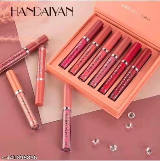 Handaiyan Matte Liquid Lipstick -6Pcs set (A) - Image 2