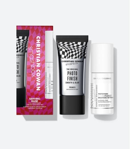 Smashbox Christian Cowan Serving Base Full-Size Primer + Mini Setting Spray Set - (60ml)