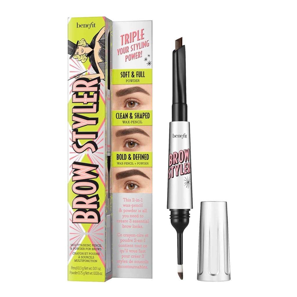 Benefit Cosmetics Brow Styler Multitasking Pencil & Powder For Brows - 4 Warm Deep Brown