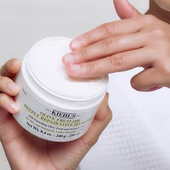Kiehl's Olive Fruit Oil Deeply Repairative Hair Mask - (250ml) - Image 3