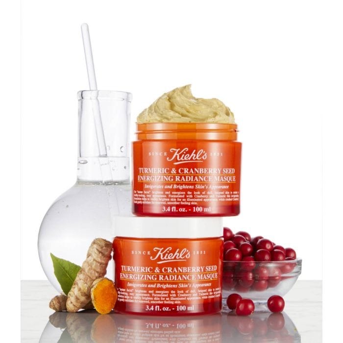 Kiehl’s Turmeric & Cranberry Seed Energizing Radiance Mask - (28ml) - Image 2