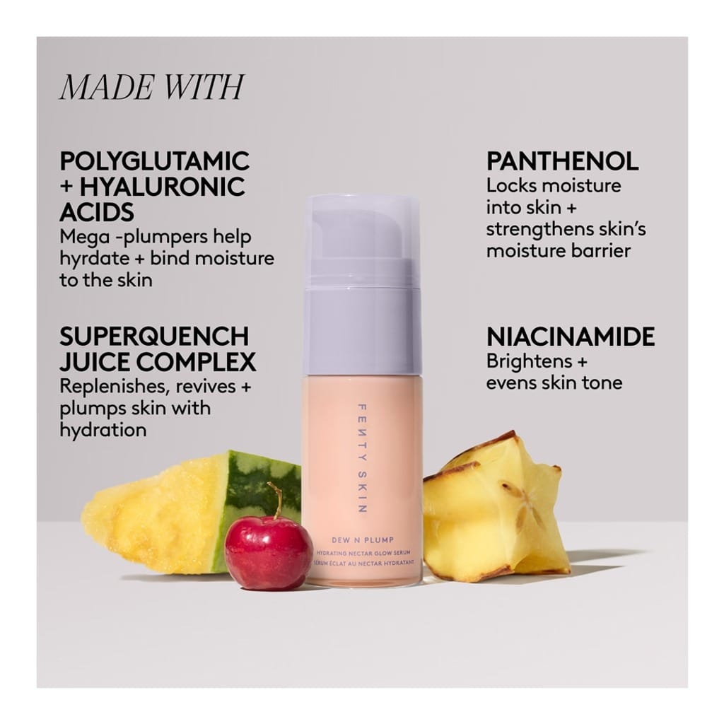 Fenty Skin Dew N Plump Hydrating Nectar Glow Serum - (30ml) - Image 5