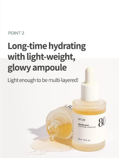 Anua Heartleaf 80% Soothing Ampoule - (30ml) - Image 3