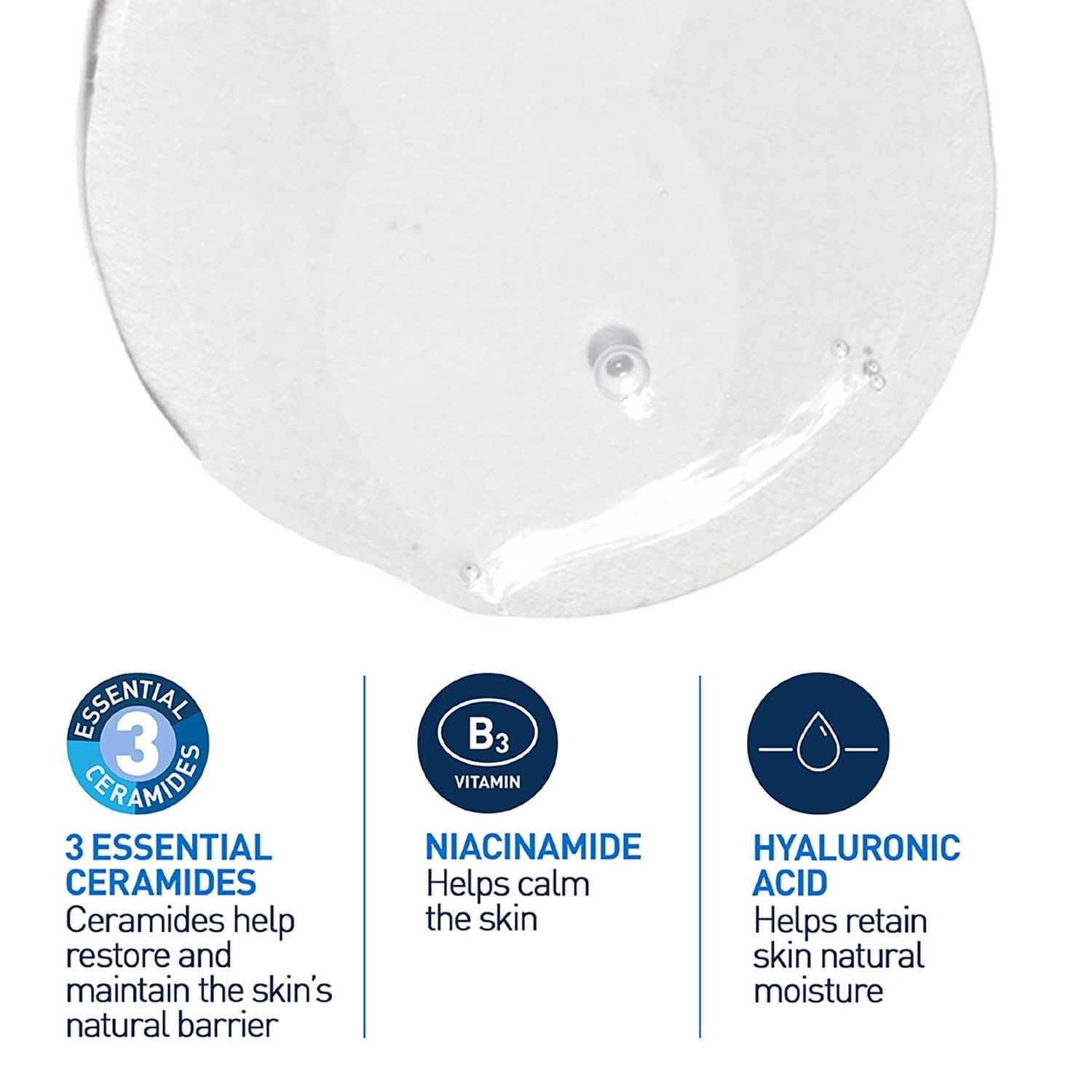CeraVe Foaming Cleanser For Normal To Oily Skin - (236ml) - Image 2