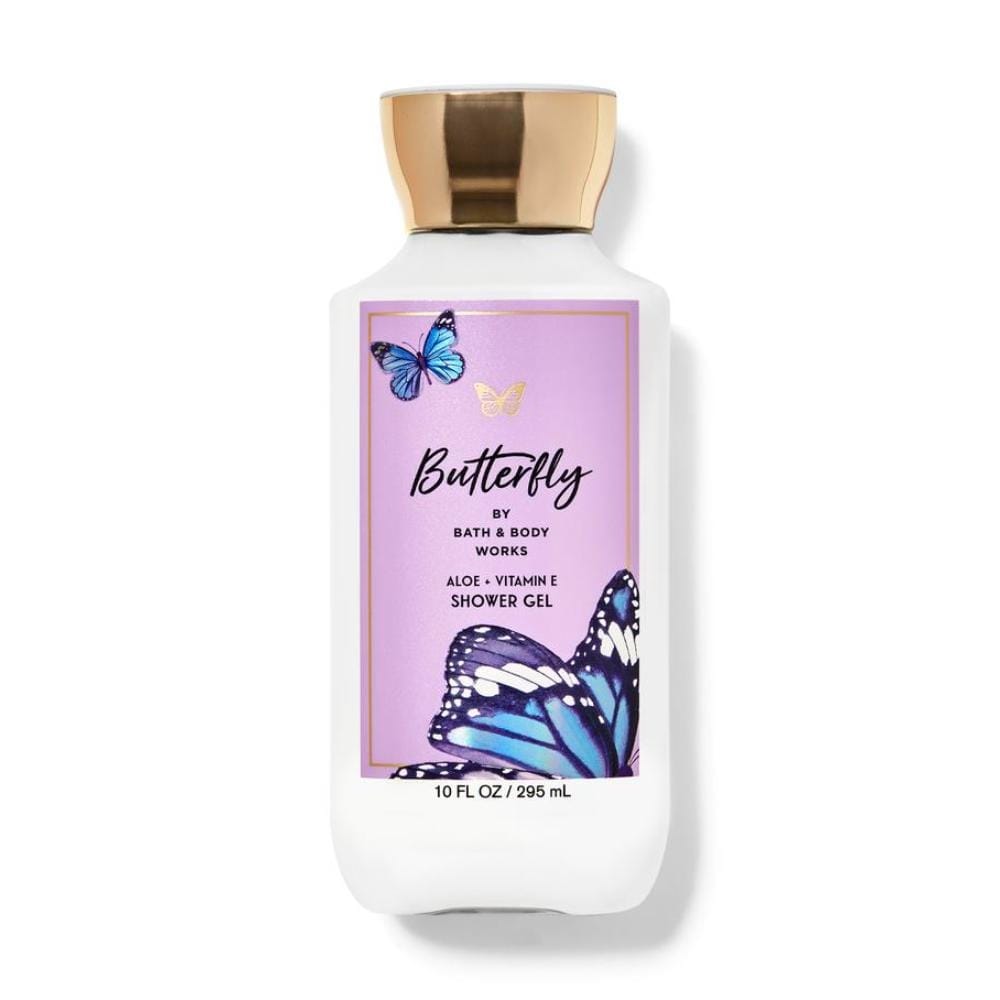 Bath & Body Works Butterfly Shower Gel with Aloe Vera & Vitamin E - (295ml)