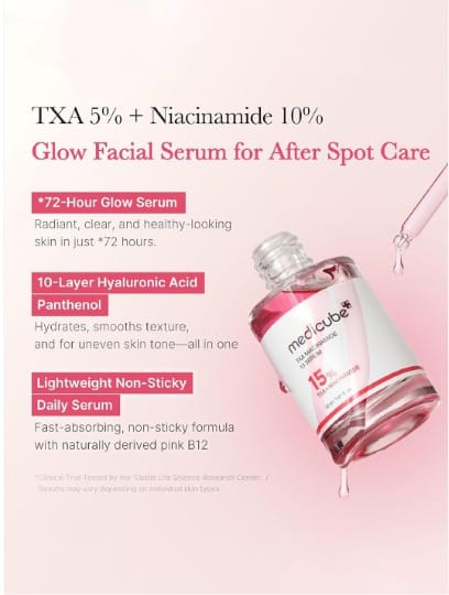 Medicube TXA + Niacinamide 15% Glow Facial Serum - (30ml) - Image 2