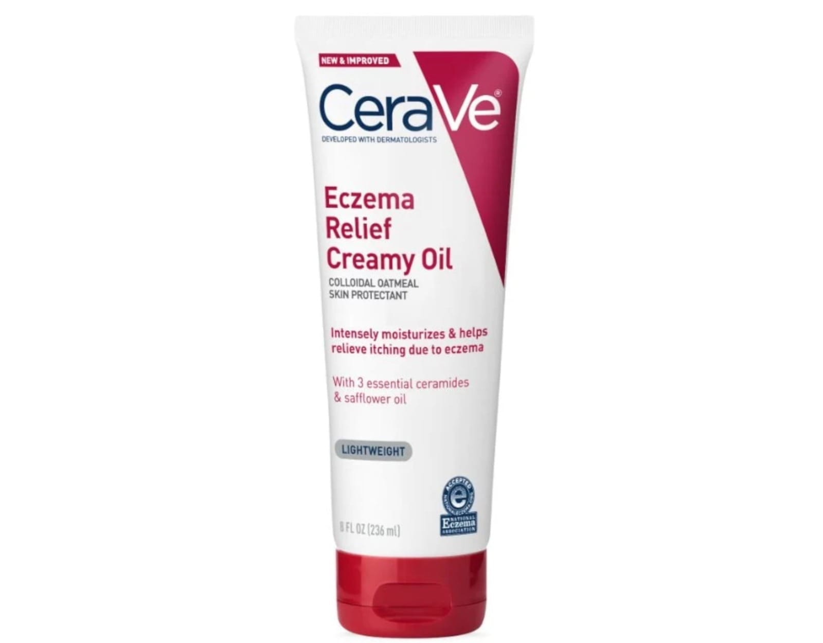 CeraVe Eczema Relief Creamy Body Oil with Colloidal Oatmeal - (236ml)