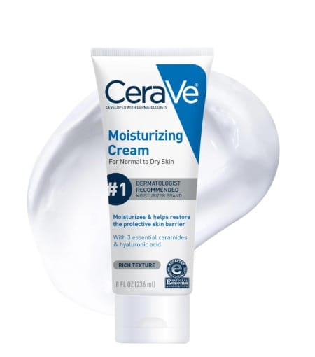 CeraVe Moisturizing Cream, Face Body Moisturizer, Normal to Dry Skin - (236ml)