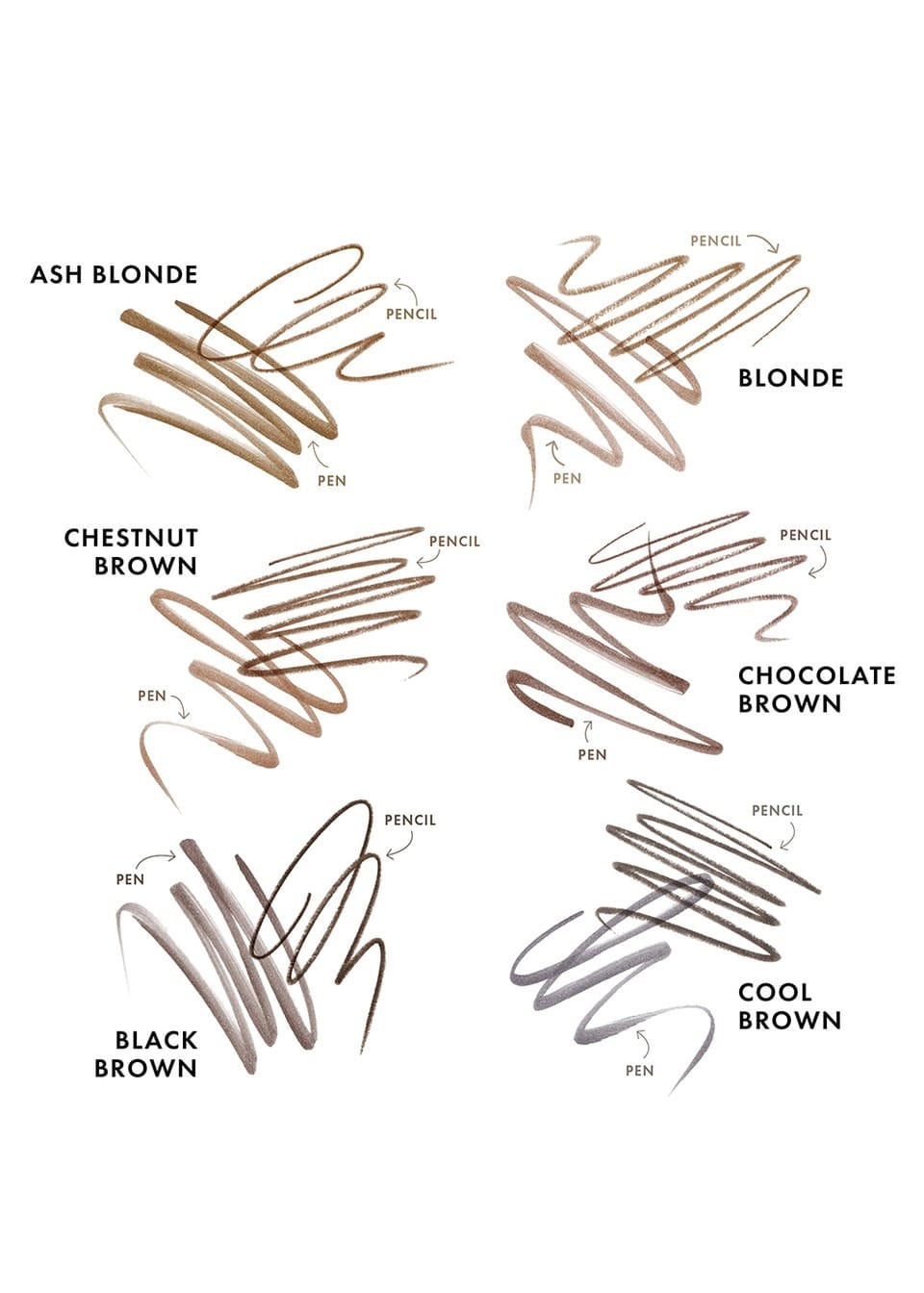 ICONIC LONDON Triple Precision Brow Definer - Chocolate Brown (0.9g) - Image 3