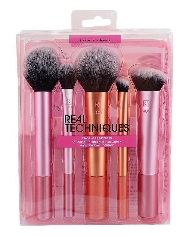 Real Techniques Face Essentials Brush Set - (Pack Of 5)