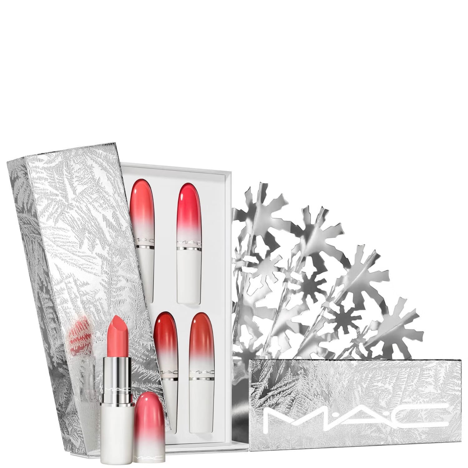 Mac Lipstick Holiday Vault Pack of 5 Full Size lipsticks - Image 2