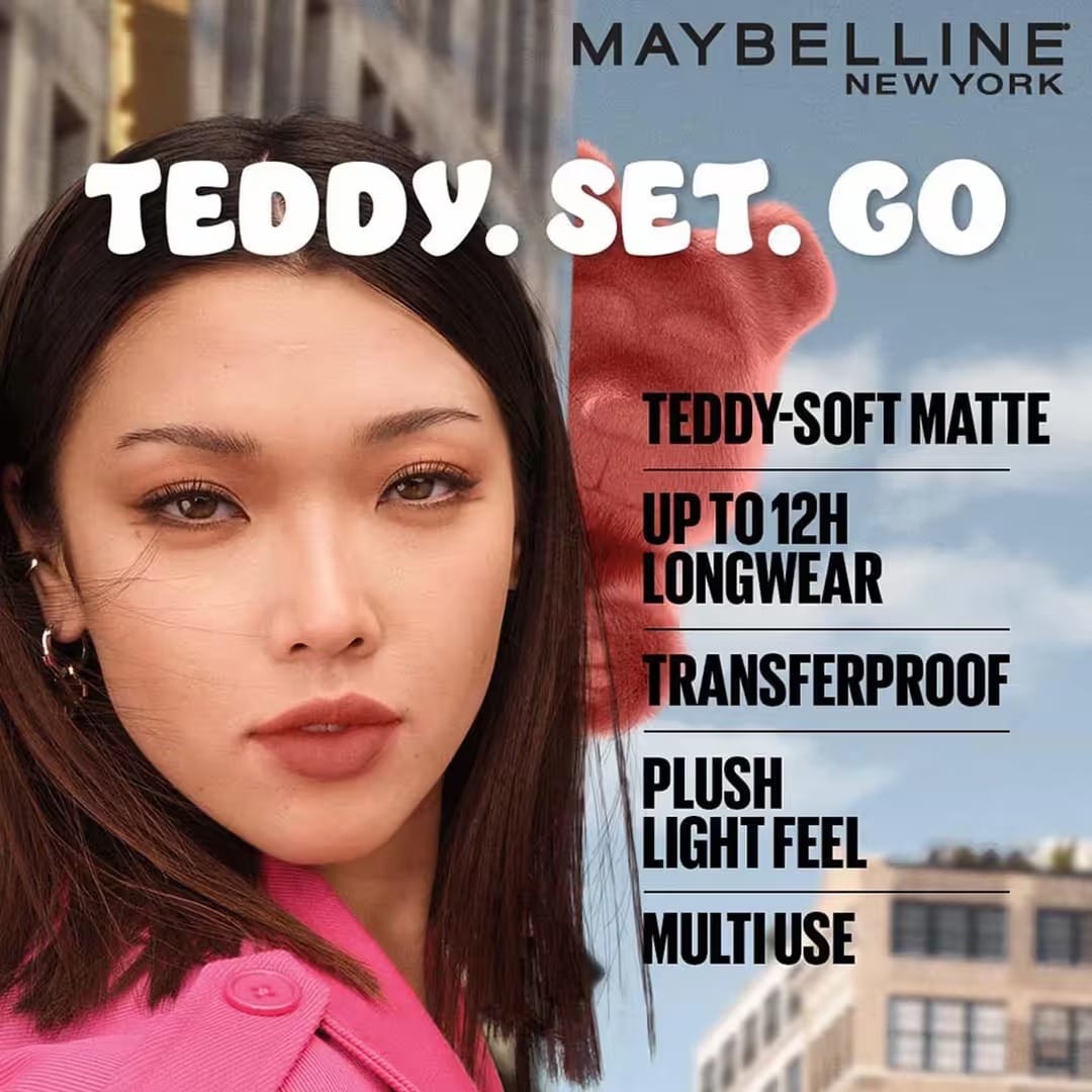 Maybelline New York Superstay Teddy Tint Lip and Cheek Color - (5ml) - Image 3