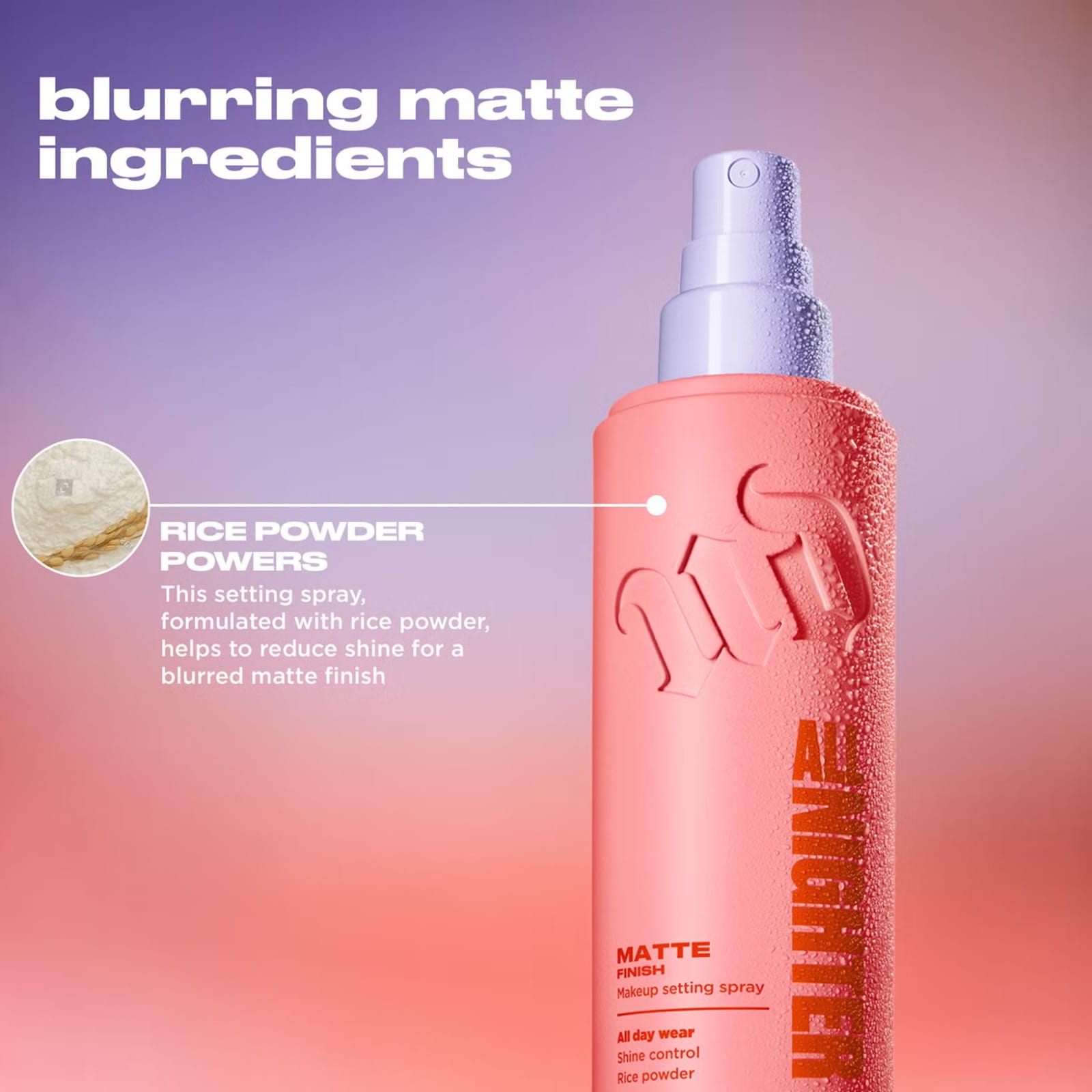 Urban Decay All Nighter Makeup Setting Spray Matte Finish - (118ml) - Image 5